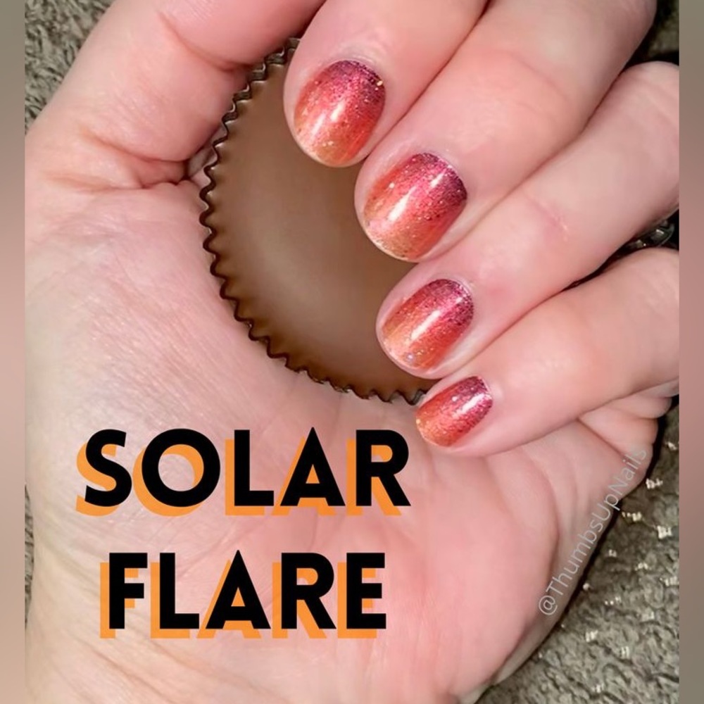 NEW Color Street 100% Real Nail Polish Strips- Solar Flare